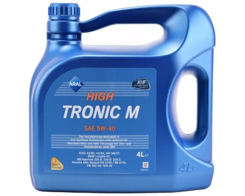 Моторное масло Aral HighTronic M 5W-40, 4л (74310)