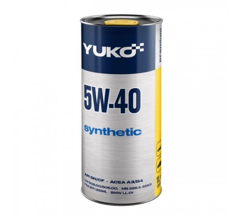 Моторное масло Yuko SYNTHETIC 5W-40 1л (4820070241150) Моторное масло Yuko SYNTHETIC 5W-40 1л (4820070241150)