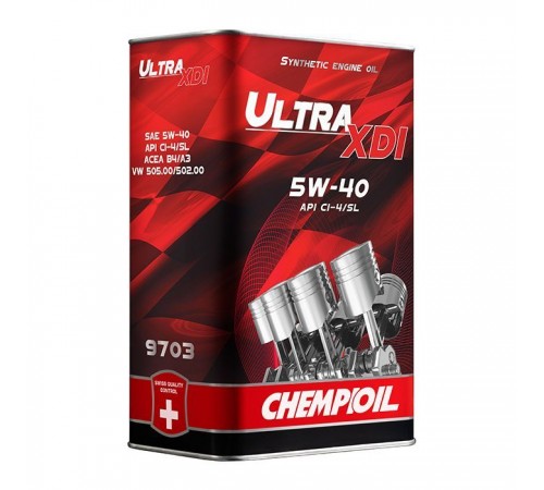 Моторное масло CHEMPIOIL (metal) Ultra XDI 5w40 4л (CH9703-4ME) Моторное масло CHEMPIOIL (metal) Ultra XDI 5w40 4л (CH9703-4ME)