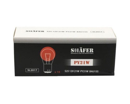 Автолампа SHAFER 12V21WPY21WBAU15S (SL2017) Автолампа SHAFER 12V21WPY21WBAU15S (SL2017)