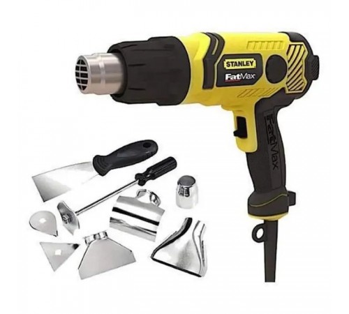 Будівельний фен Stanley FatMax, 2000 Вт, 65 - 650 C, 0.9 кг, кейс (FME670K) Будівельний фен Stanley FatMax, 2000 Вт, 65 - 650 C, 0.9 кг, кейс (FME670K)