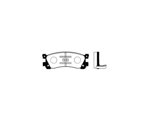 Тормозные колодки HI-Q SP1060-R Тормозные колодки HI-Q SP1060-R