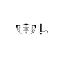 Тормозные колодки HI-Q SP1062
