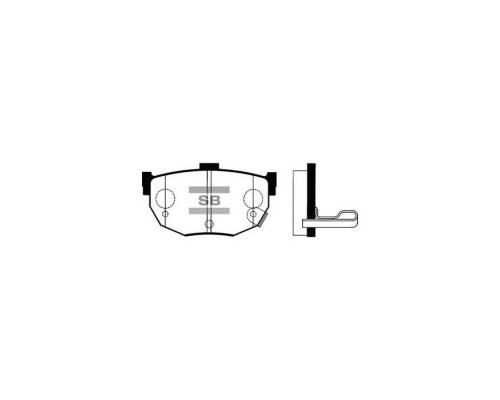 Тормозные колодки HI-Q SP1062 Тормозные колодки HI-Q SP1062