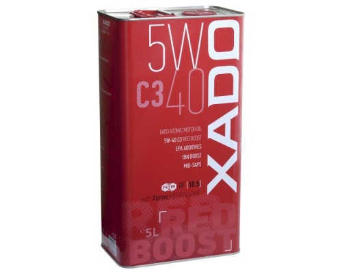 Моторное масло Xado 5W-40 C3 Red Boost 4 л (XA 26222) Моторное масло Xado 5W-40 C3 Red Boost 4 л (XA 26222)