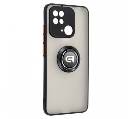 Чохол до мобільного телефона Armorstandart Frosted Matte Ring Xiaomi Redmi 10C Black (ARM68366) Чохол до мобільного телефона Armorstandart Frosted Matte Ring Xiaomi Redmi 10C Black (ARM68366)