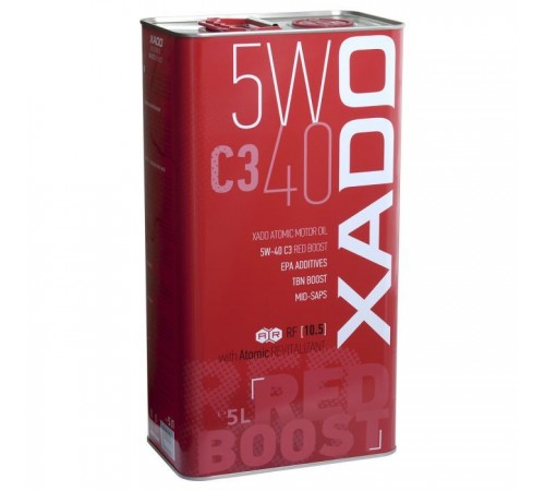 Моторна олива Xado 5W-40 C3 Red Boost 5 л (XA 26322) Моторна олива Xado 5W-40 C3 Red Boost 5 л (XA 26322)
