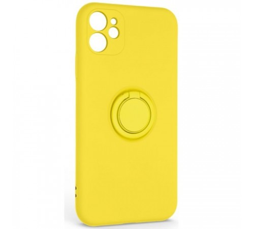 Чохол до мобільного телефона Armorstandart Icon Ring Apple iPhone 11 Yellow (ARM68645) Чохол до мобільного телефона Armorstandart Icon Ring Apple iPhone 11 Yellow (ARM68645)