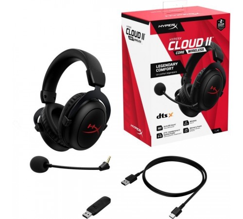 Наушники HyperX Cloud II Core Wireless Black (6Y2G8AA)