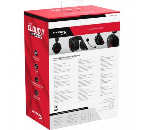 Наушники HyperX Cloud II Core Wireless Black (6Y2G8AA)