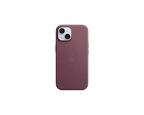 Чехол для мобильного телефона Apple iPhone 15 FineWoven Case with MagSafe Mulberry (MT3E3ZM/A) Чехол для мобильного телефона Apple iPhone 15 FineWoven Case with MagSafe Mulberry (MT3E3ZM/A)