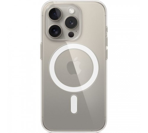 Чехол для мобильного телефона Apple iPhone 15 Pro Clear Case with MagSafe (MT223ZM/A) Чехол для мобильного телефона Apple iPhone 15 Pro Clear Case with MagSafe (MT223ZM/A)