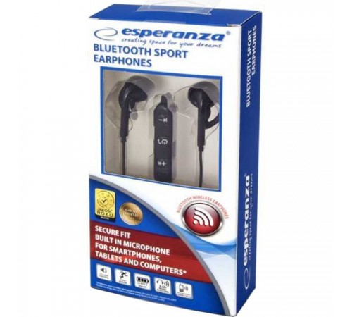 Наушники Esperanza Sport Black (EH187K) Наушники Esperanza Sport Black (EH187K)