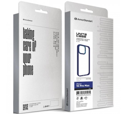 Чохол до мобільного телефона Armorstandart UNIT2 Apple iPhone 15 Pro Max Blue (ARM69988) Чохол до мобільного телефона Armorstandart UNIT2 Apple iPhone 15 Pro Max Blue (ARM69988)