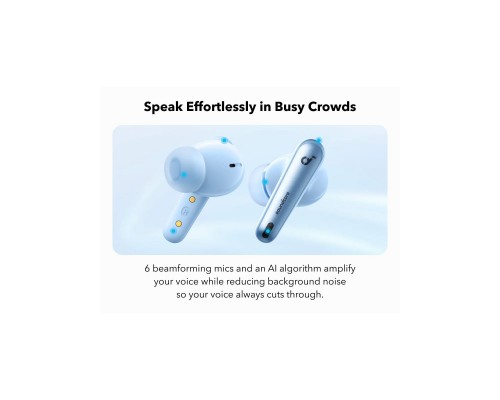 Наушники Anker SoundCore Liberty 4 NC Light Blue (A3947G61)