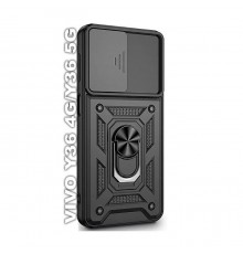 Чохол до мобільного телефона BeCover Military Vivo Y36 4G/Y36 5G Black (710025)
