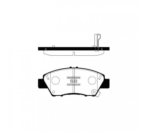 Гальмівні колодки HI-Q SP1463 Гальмівні колодки HI-Q SP1463