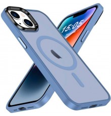 Чехол для мобильного телефона 2E Basic Apple iPhone 15 Ultra Soft Touch MagSafe Cover Light Blue (2E-IPH-15U-OCLS-LB)