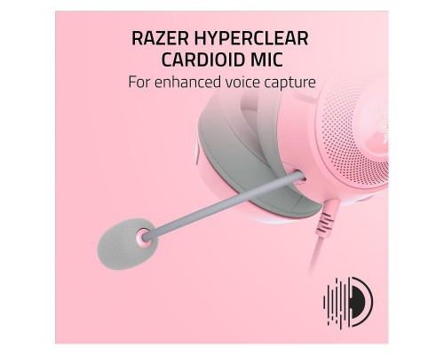 Навушники Razer Kraken Kitty V2 Quartz (RZ04-04730200-R3M1) Навушники Razer Kraken Kitty V2 Quartz (RZ04-04730200-R3M1)