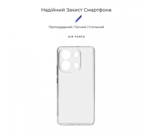 Чохол до мобільного телефона Armorstandart Air Series Xiaomi Redmi Note 13 4G Camera cover Transparent (ARM71880) Чохол до мобільного телефона Armorstandart Air Series Xiaomi Redmi Note 13 4G Camera cover Transparent (ARM71880)