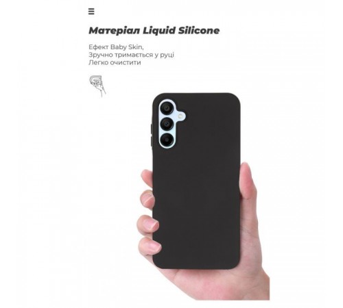 Чохол до мобільного телефона Armorstandart ICON Case Samsung A15 5G (A156) Black (ARM72484) Чохол до мобільного телефона Armorstandart ICON Case Samsung A15 5G (A156) Black (ARM72484)