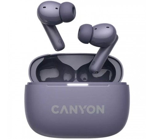 Навушники Canyon TWS-10 OnGo ANC ENC Purple (CNS-TWS10PL) Навушники Canyon TWS-10 OnGo ANC ENC Purple (CNS-TWS10PL)