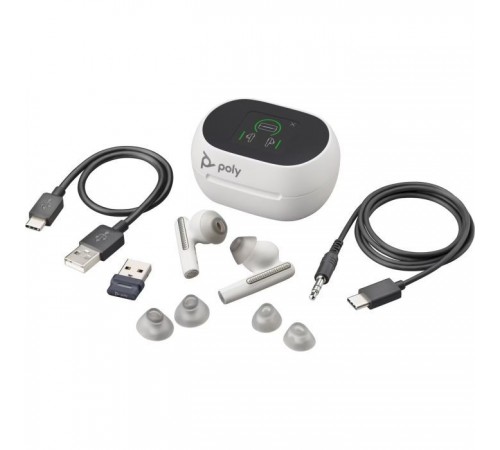 Наушники Poly Voyager Free 60+ Earbuds + BT700A + TSCHC White (7Y8G5AA) Наушники Poly Voyager Free 60+ Earbuds + BT700A + TSCHC White (7Y8G5AA)