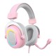 Навушники Fifine H6 RGB 7.1 Pink (H6P)