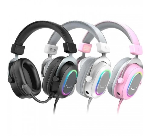 Навушники Fifine H6 RGB 7.1 Pink (H6P) Навушники Fifine H6 RGB 7.1 Pink (H6P)
