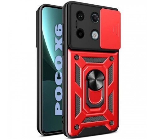Чохол до мобільного телефона BeCover Military Poco X6 Red (711009) Чохол до мобільного телефона BeCover Military Poco X6 Red (711009)