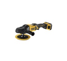 Шліфувальна машина DeWALT полірувальна, 18В XR Li-Ion, 800 - 2200 об/хв, 2x5Ah (DCM849P2)