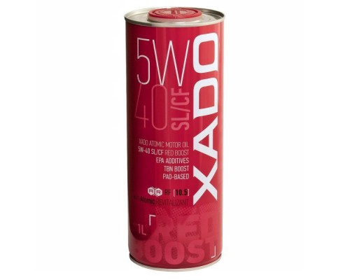 Моторна олива Xado Atomic Oil 5W-40 SL/CF RED BOOST 1л (XA 26106) Моторна олива Xado Atomic Oil 5W-40 SL/CF RED BOOST 1л (XA 26106)