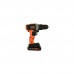 Шуруповерт Black&Decker 18 В, 1.5Ah, 45 Нм,0-360/0-1400 об/хв, 21000 уд/хв, 1.3 кг (BCD003C1)