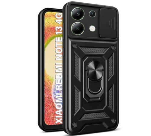 Чохол до мобільного телефона BeCover Military Xiaomi Redmi Note 13 4G Black (710689) Чохол до мобільного телефона BeCover Military Xiaomi Redmi Note 13 4G Black (710689)