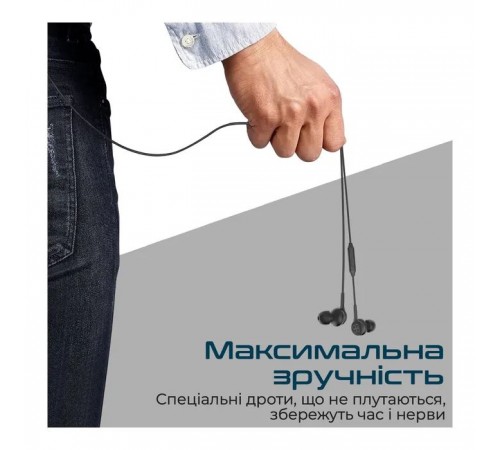 Навушники Promate Duet Black (duet.black)
