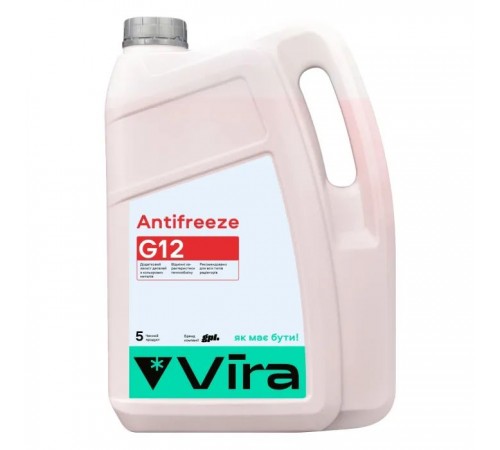 Антифриз VIRA -40 °C G12 красный 5 кг (VI0041) Антифриз VIRA -40 °C G12 красный 5 кг (VI0041)