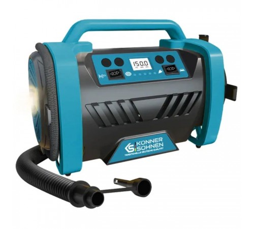 Автомобільний компресор Konner&Sohnen KS P30, 12В, 120Вт, 150psi, 35л/хв, 1.8кг (KSP30) Автомобільний компресор Konner&Sohnen KS P30, 12В, 120Вт, 150psi, 35л/хв, 1.8кг (KSP30)