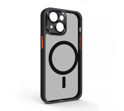 Чохол до мобільного телефона Armorstandart Unit MagSafe SE Apple iPhone 14 Black Orange (ARM75365) Чохол до мобільного телефона Armorstandart Unit MagSafe SE Apple iPhone 14 Black Orange (ARM75365)