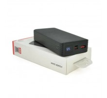 Батарея универсальная XO 20000mAh, PD/20W, QC/18W, Lightning, Type-C, USB, black (XO-PR144B)