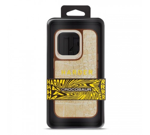Чехол для мобильного телефона Harder Crocosaur Apple iPhone 14 Pro Beige (ARM76721) Чехол для мобильного телефона Harder Crocosaur Apple iPhone 14 Pro Beige (ARM76721)