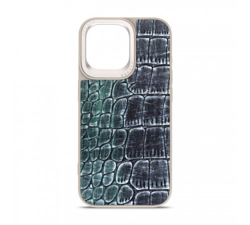 Чохол до мобільного телефона Harder Glamorous Croco Apple iPhone 14 Pro Max Grey Green (ARM76773) Чохол до мобільного телефона Harder Glamorous Croco Apple iPhone 14 Pro Max Grey Green (ARM76773)