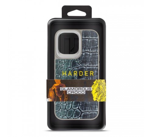 Чохол до мобільного телефона Harder Glamorous Croco Apple iPhone 14 Pro Max Grey Green (ARM76773) Чохол до мобільного телефона Harder Glamorous Croco Apple iPhone 14 Pro Max Grey Green (ARM76773)
