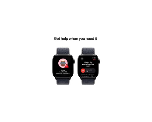 Смарт-годинник Apple Watch Series 10 GPS 42mm Jet Black Aluminium Case with Ink Sport Loop (MWWG3QH/A) Смарт-годинник Apple Watch Series 10 GPS 42mm Jet Black Aluminium Case with Ink Sport Loop (MWWG3QH/A)