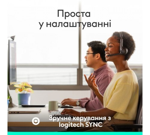 Навушники Logitech Zone 305 for Business Wireless/Bluetooth UC Black (981-001453) Навушники Logitech Zone 305 for Business Wireless/Bluetooth UC Black (981-001453)