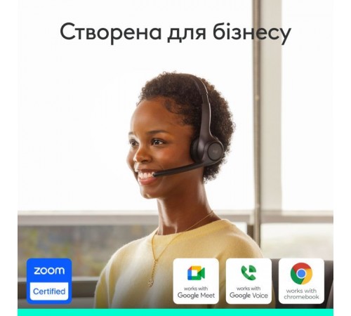 Навушники Logitech Zone 305 for Business Wireless/Bluetooth UC Black (981-001453) Навушники Logitech Zone 305 for Business Wireless/Bluetooth UC Black (981-001453)