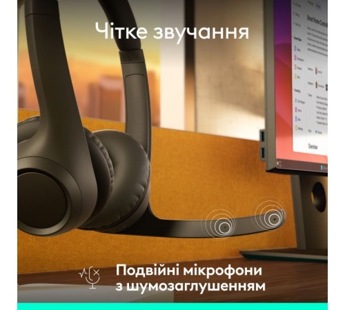 Навушники Logitech Zone 305 for Business Wireless/Bluetooth UC Black (981-001453) Навушники Logitech Zone 305 for Business Wireless/Bluetooth UC Black (981-001453)