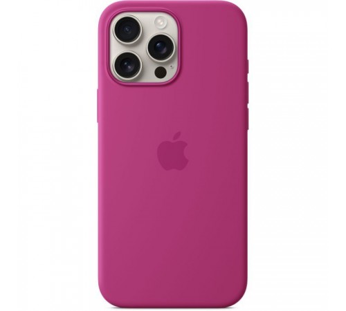 Чохол до мобільного телефона Apple iPhone16 Pro Max Silicone Case with MagSafe - Fuchsia (MYYX3ZM/A) Чохол до мобільного телефона Apple iPhone16 Pro Max Silicone Case with MagSafe - Fuchsia (MYYX3ZM/A)