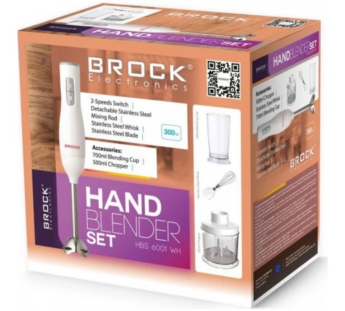 Блендер Brock HBS 6001 WH Блендер Brock HBS 6001 WH