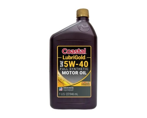 Моторное масло Coastal LubriGold Full Synthetic 5W40 Euro, 0,946 л