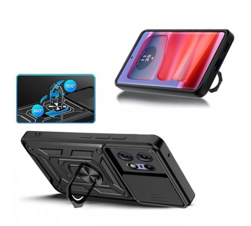 Чохол до мобільного телефона BeCover Military Motorola Edge 50 Pro Black (712161) Чохол до мобільного телефона BeCover Military Motorola Edge 50 Pro Black (712161)